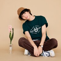 「スラマッパギ 逆についてるかも『日常』の帽子」着用イメージ