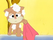 TVアニメ「ニャニがニャンだーニャンダーかめん」場面カット