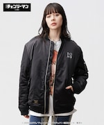 「Bomb Bomber Jacket」着用イメージ