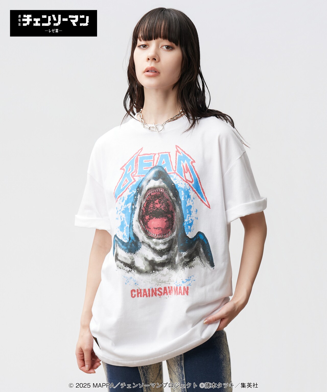 Beam T-shirt」着用イメージ - 「チェンソーマン レゼ篇」とglambが