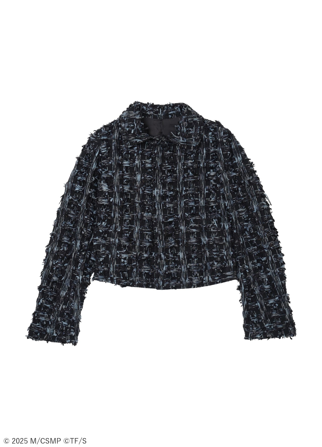 花柄・ボムプリントリバーシブルブルゾン（裏：花柄ボムプリント