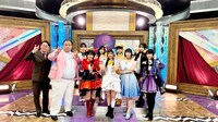 テレビ番組「ウタヒメドリーム AUDITION ～未来のウタヒメはあなた～ Powered by ANIMAX」写真。司会はママタルト