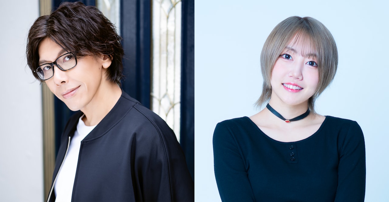 左から佐藤拓也、星希成奏 (c)地主／SQUARE ENIX・「ヤニすう」製作委員会