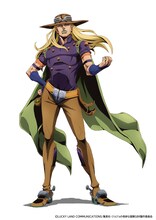 ジャイロ・ツェペリ（CV：阿座上洋平）とある目的のために北米大陸横断レース「スティール・ボール・ラン」に参加する謎のアウトロー。自身が持つ鉄球に「回転」の技術を込めて操ることで、さまざまな不思議な現象を起こすことができる。騎乗馬はヴァルキリー。