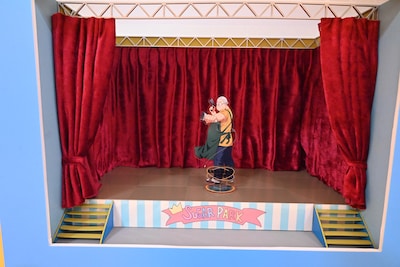 「サバゲー大会」エリアより、「シュガーパークステージジオラマ」