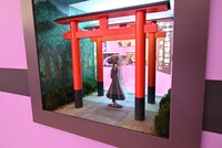 「殺連襲撃」エリアより、「大佛VSダンプ ジオラマ」