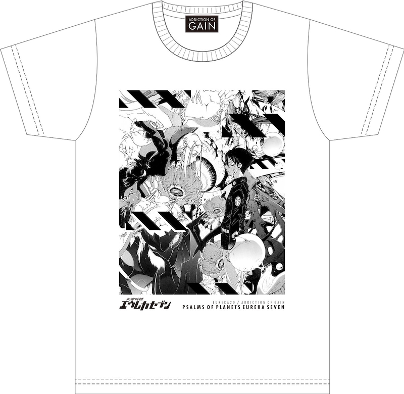 「ADDICTION OF GAIN × 交響詩篇エウレカセブン Tシャツ【EUREKA20-C】」