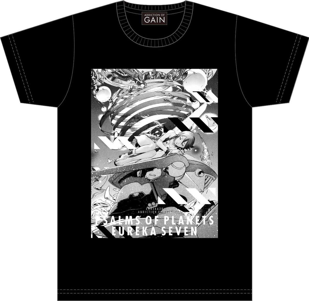 ADDICTION OF GAIN × 交響詩篇エウレカセブン Tシャツ【EUREKA20