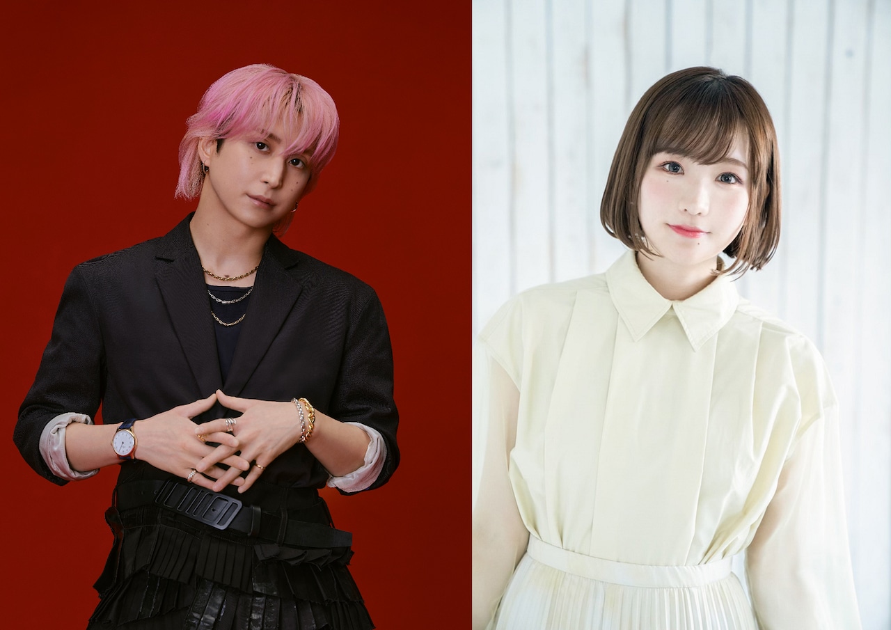 左からSnow Manの佐久間大介と髙橋ミナミ