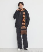 「僕のヒーローアカデミア マフラー」爆豪勝己モデル 着用イメージ