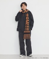 「僕のヒーローアカデミア マフラー」爆豪勝己モデル 着用イメージ