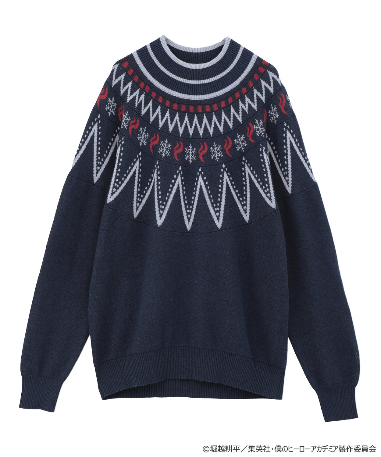 earth music&ecology ヒロアカ 轟焦凍 ニットストール 轟焦凍 イメージ 2WAYニットストール/earth music&ecology