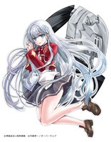 「断罪された転生聖女は、悪役令嬢の道を行く！」キービジュアル