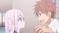 TVアニメ「顔に出ない柏田さんと顔に出る太田君」第1話の場面カット