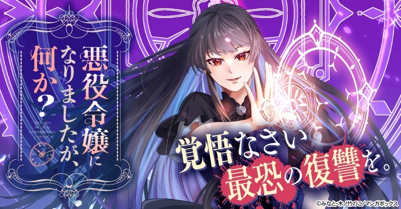 「悪役令嬢になりましたが、何か？」ビジュアル