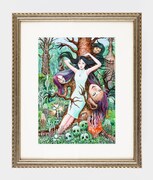 受注商品「複製版画 富江5」  ※伊藤潤二の直筆サインとシリアルナンバー入り (c) JI/ASP