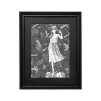 受注商品「複製版画 伊藤潤二×藤本圭紀 『富江』 コラボレーション・スタチュー パッケージ用イラスト」 ※シリアルナンバー入り (c) JI/ASP