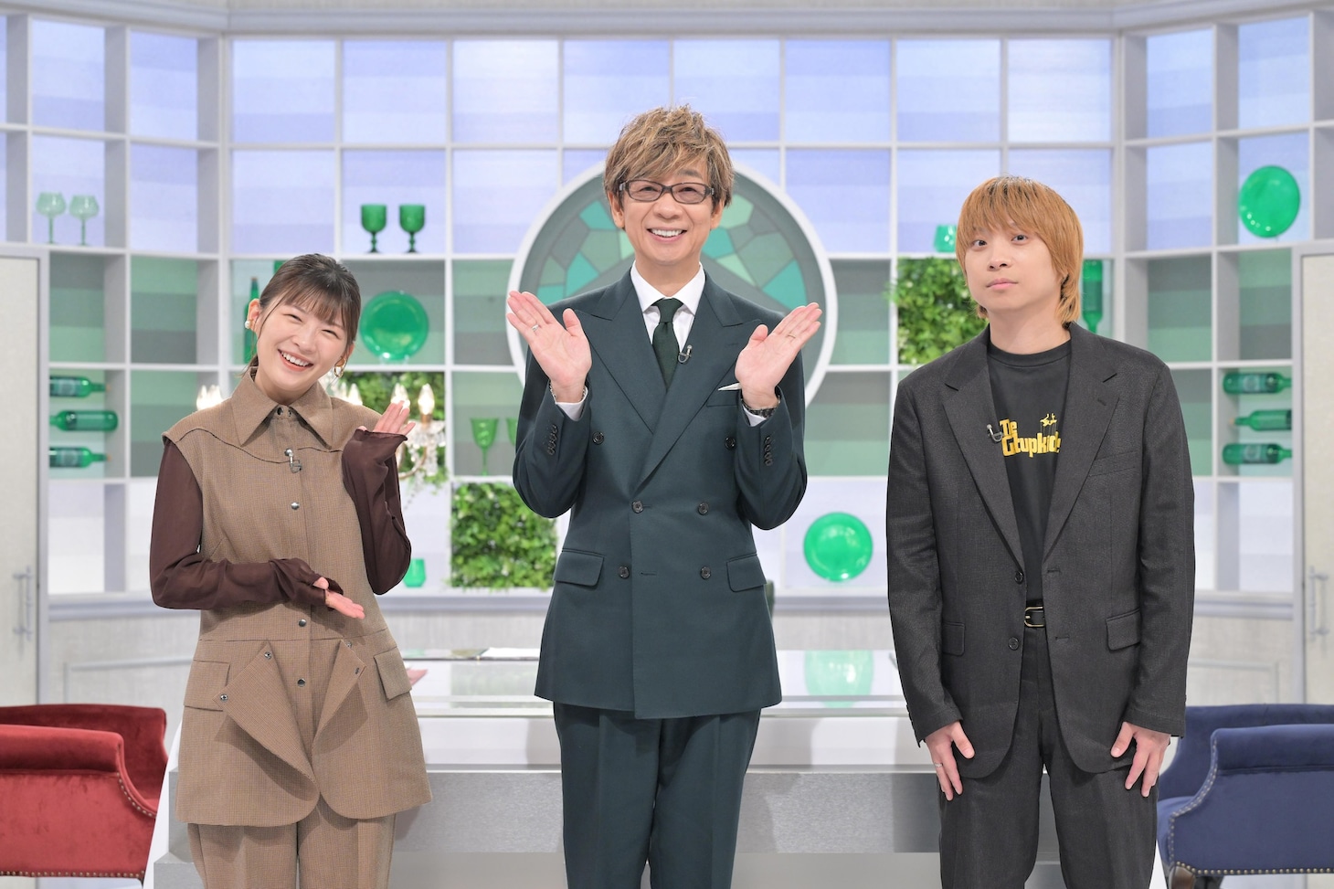 「ビストロボイス」第1・2回の出演者。左から伊藤沙莉、山寺宏一、尾崎世界観