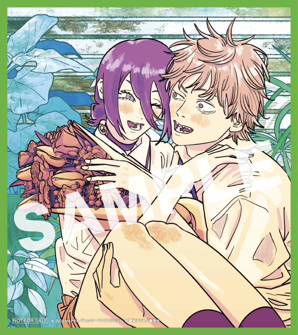 チェンソーマン 劇場版レゼ編 入場者特典第2弾 ミニ色紙風カード 5枚セット 劇場版『チェンソーマン レゼ篇』入場者プレゼント第二弾解禁