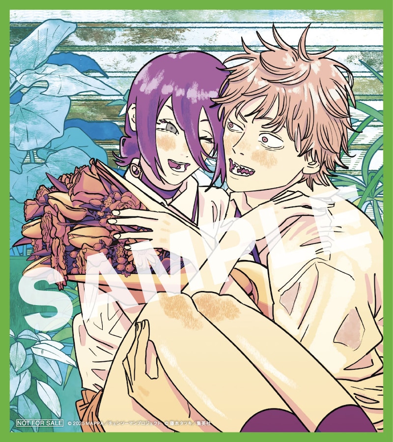 劇場版「チェンソーマン レゼ篇」入場者プレゼント第2弾のミニ色紙風カード