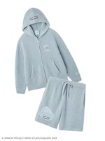 「【ドラゴンクエスト】【ユニセックス】パウダースライムパーカ＆ハーフパンツセット」