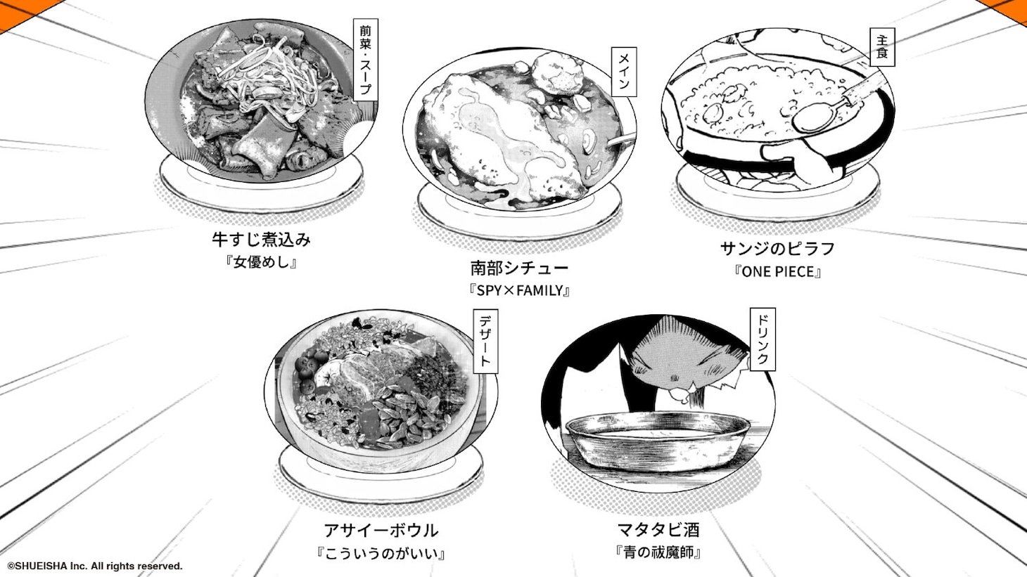 フルコースのイメージ