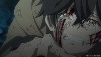 TVアニメ「信じていた仲間達にダンジョン奥地で殺されかけたがギフト『無限ガチャ』でレベル9999の仲間達を手に入れて元パーティーメンバーと世界に復讐＆『ざまぁ！』します！」第1話の先行カット (c)明鏡シスイ・ホビージャパン／無限ガチャ製作委員会