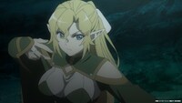 TVアニメ「信じていた仲間達にダンジョン奥地で殺されかけたがギフト『無限ガチャ』でレベル9999の仲間達を手に入れて元パーティーメンバーと世界に復讐＆『ざまぁ！』します！」第1話の先行カット (c)明鏡シスイ・ホビージャパン／無限ガチャ製作委員会