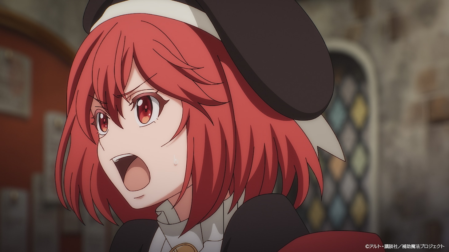 TVアニメ「味方が弱すぎて補助魔法に徹していた宮廷魔法師、 追放されて最強を目指す」第1話「アレク、追放！」より