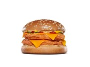 Cセット「フレームスモーク チキンダブルチーズバーガー」