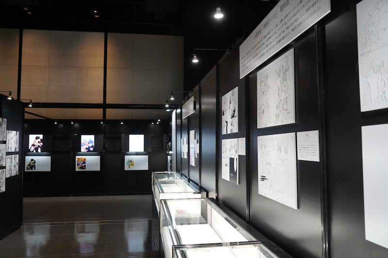 「ベツコミ55th ANNIV. BEYOND THE PAGE 好き、のつづき。」の展示の様子