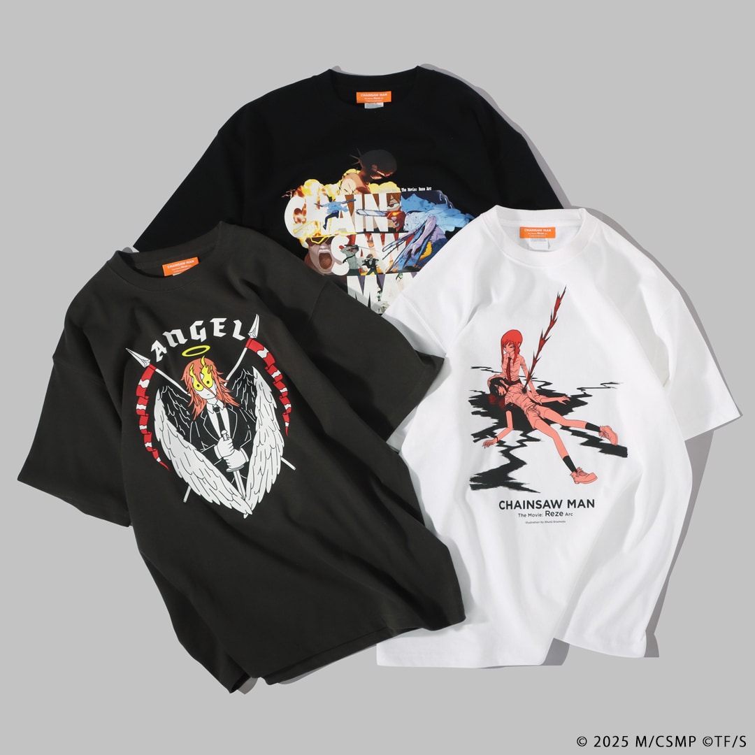 チェンソーマン レゼ篇』とのコラボレーションTシャツ2 チェンソーマン レゼ篇』とのコラボレーションTシャツ2 劇場版