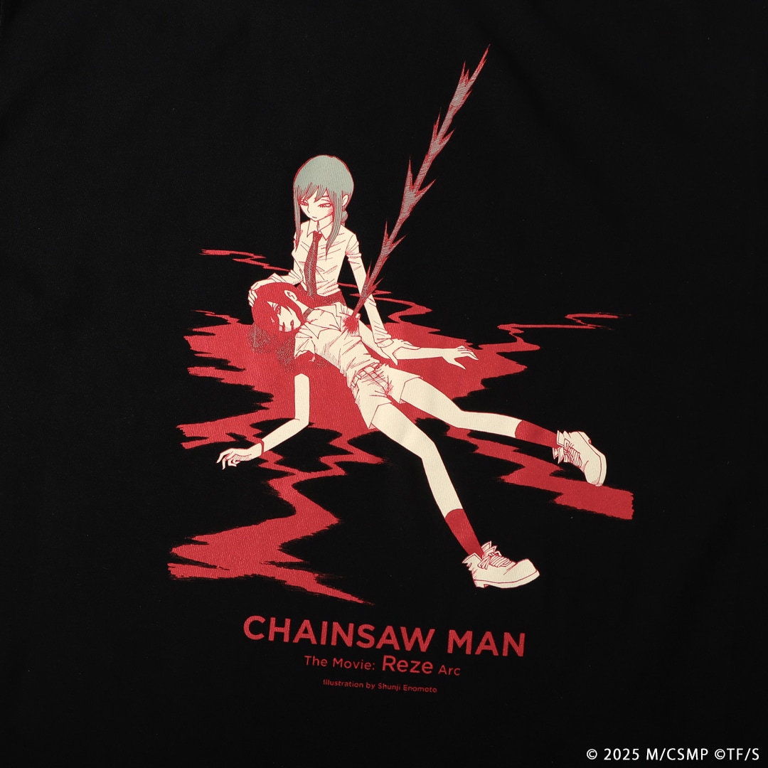 チェンソーマン レゼ篇」×榎本俊二のコラボTシャツ、ラストシーンを