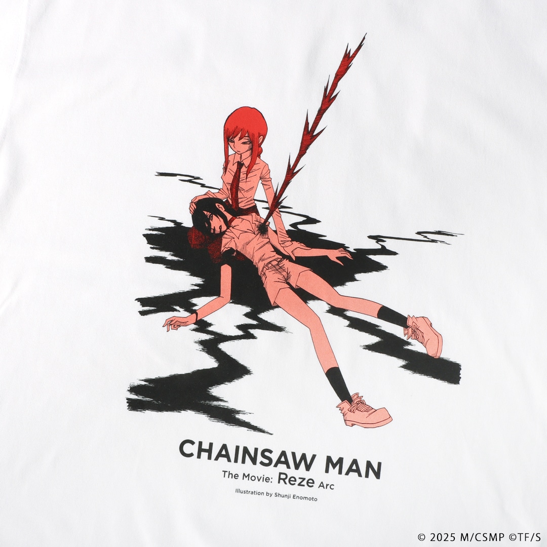 「チェンソーマン レゼ篇」×榎本俊二のコラボTシャツ、ラストシーンを描き下ろし