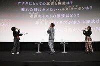 左から小林千晃、小西克幸、上坂すみれ