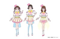 オープニング主題歌を歌う3人のキャラクタービジュアル