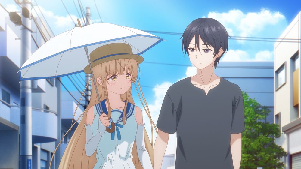TVアニメ「お隣の天使様にいつの間にか駄目人間にされていた件」第2弾PVの場面カット
