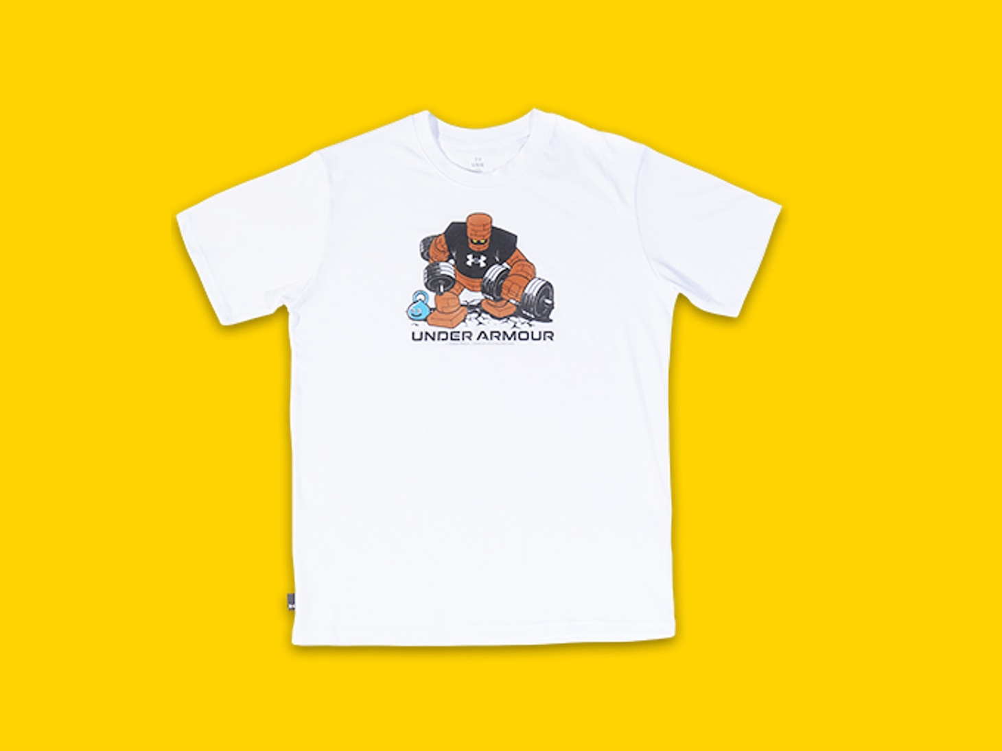 Under Armourの限定商品「UAヘビーウェイト ショートスリーブTシャツ ＜ダンベルゴーレム＞」