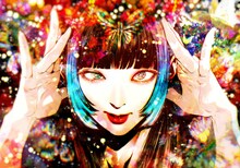 平本アキラが描き下ろしたDaokoのイラスト