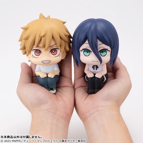 劇場版「チェンソーマン」私服デンジ＆レゼ、上目遣いでこちらを