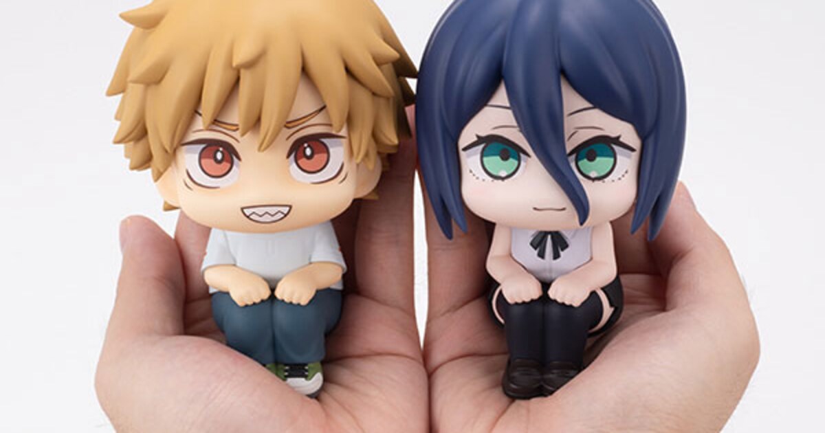 劇場版「チェンソーマン」私服デンジ＆レゼ、上目遣いでこちらを 