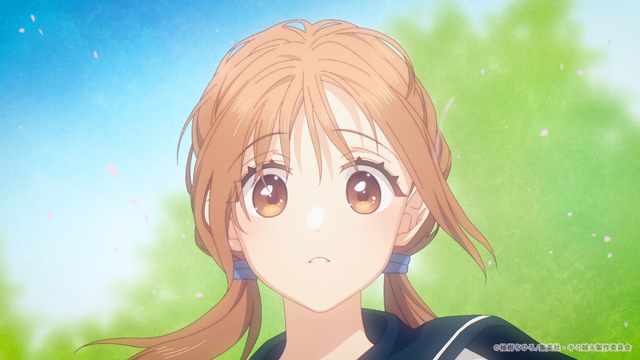 「キミと越えて恋になる」万里が繁と校門前で出会う第1話先行カット