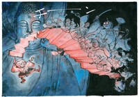 「あっかんべェ一休」第1話巻頭カラー（前期展示）