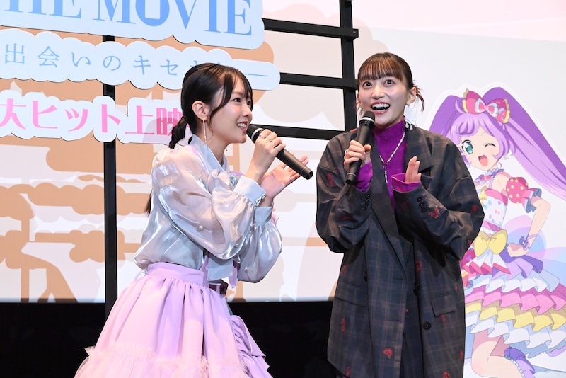 左から下地紫野、茜屋日海夏