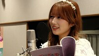 アフレコ収録中の希空。