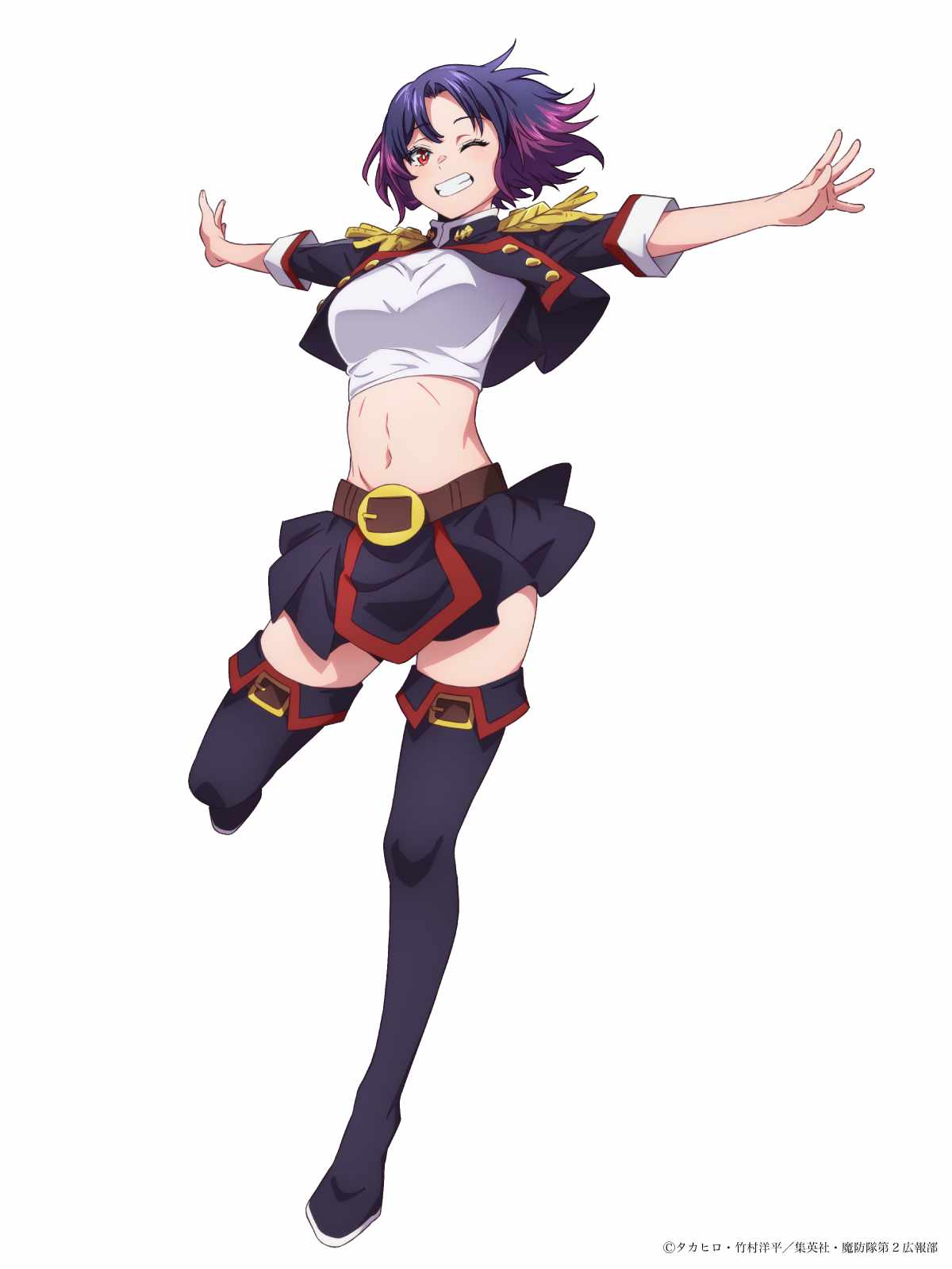 TVアニメ「魔都精兵のスレイブ2」より、魔防隊の五番組組長・蝦夷夜雲の“組長ビジュアル”