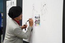 島本和彦によるライブドローイング