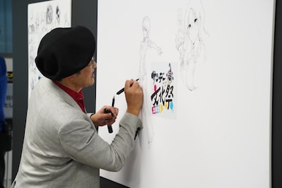 島本和彦によるライブドローイング