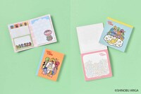 「こんなこいるかな」のブック型付箋とスクエアメモ