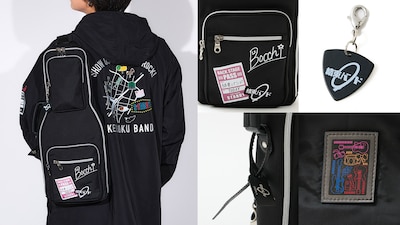 ボディバッグの使用イメージと各部のデザイン